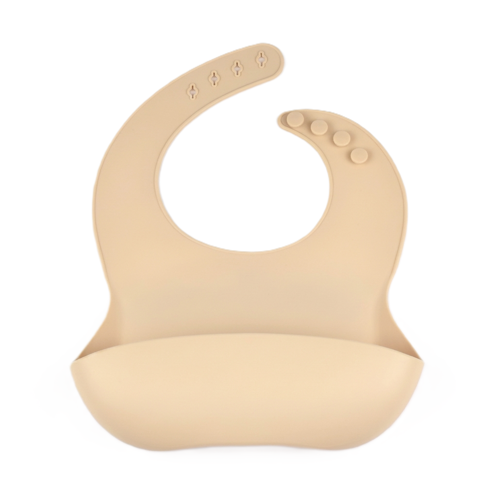 Le petit bavoir — Silicone à poche réglable