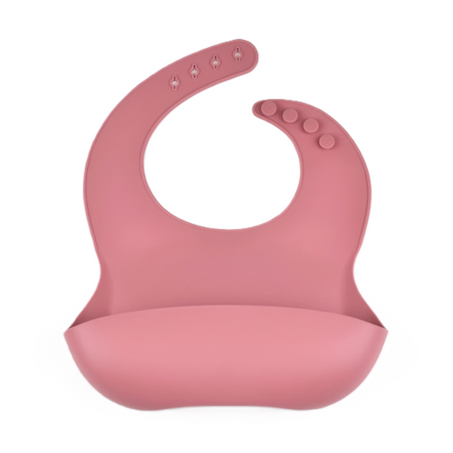 The little bib — Adjustable silicone with pocket