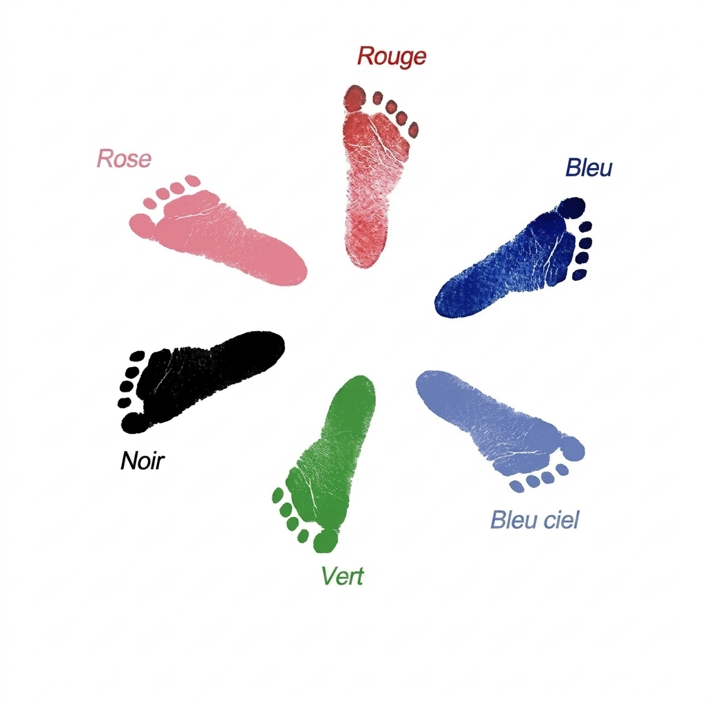 Le petit souvenir — Kit empreintes naissance