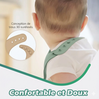 Le petit bavoir — Silicone à poche réglable