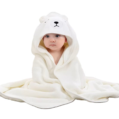 The little cape — Hooded bath poncho